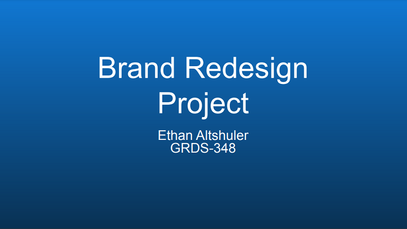 Brand Redesign Project